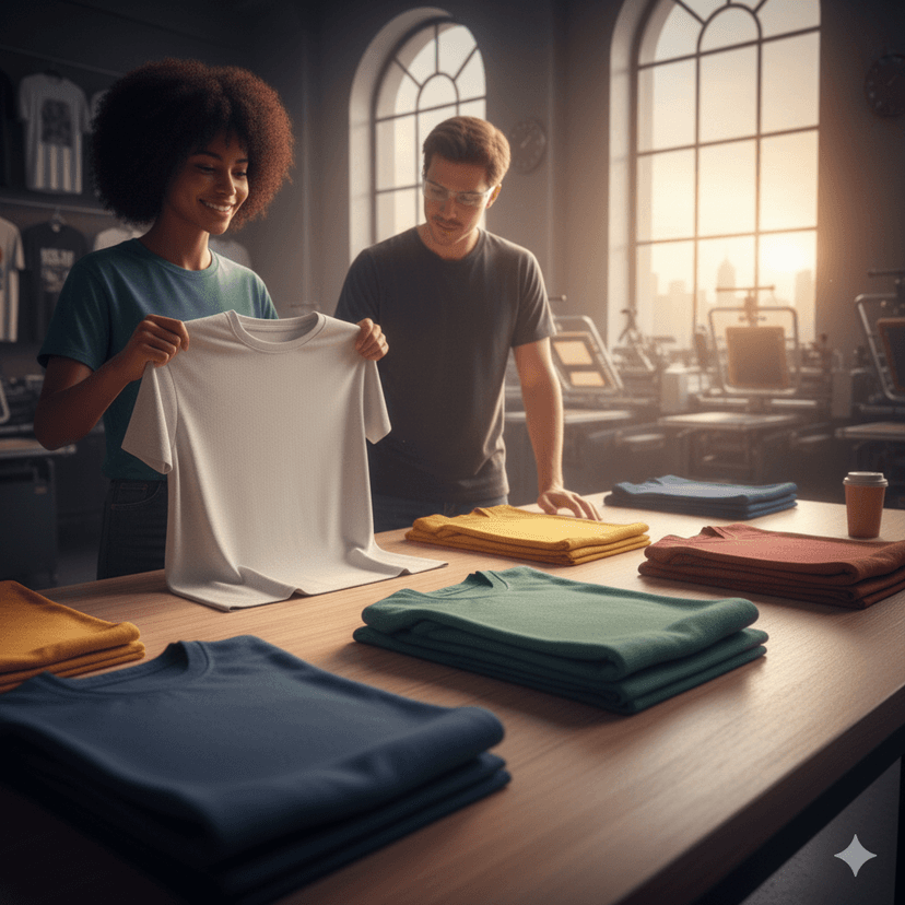 Material Premium - Menggunakan bahan katun combed 24s yang lembut, tidak mudah luntur, dan nyaman dipakai sepanjang hari. Tersedia juga pilihan material lain sesuai kebutuhan.